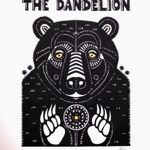 Papercutting Artwork, Papercutting Bear, Artist Bear, We Ara Wildlife, Nature Emotes