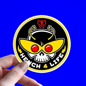 Venture Brothers Hench 4 Life glanzende vinyl gestanste sticker