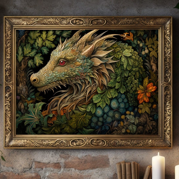 Dragon Print - Etsy