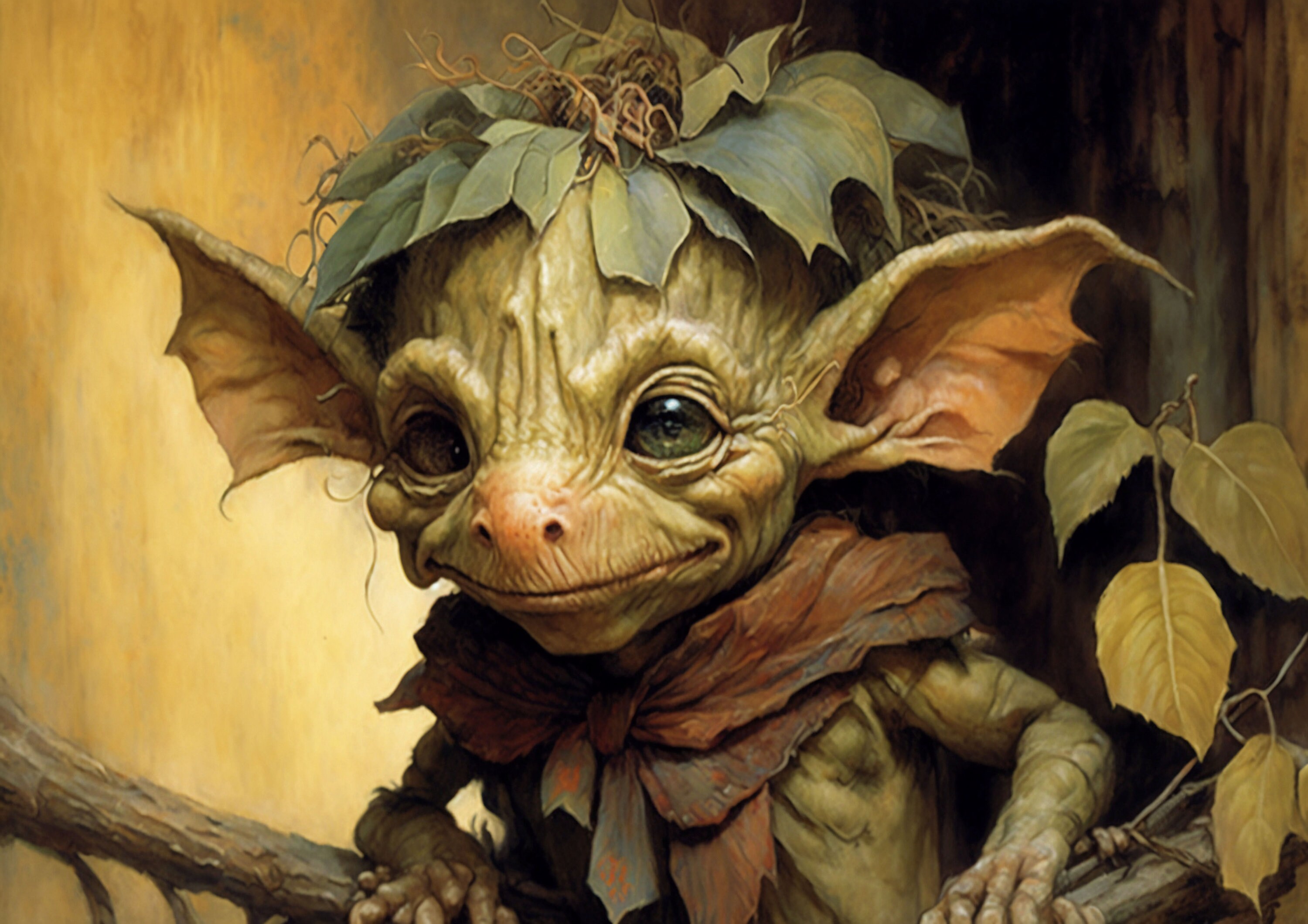 Goblin Art Printable Goblincore Wall Art Dark Cottagecore Decor Goblin