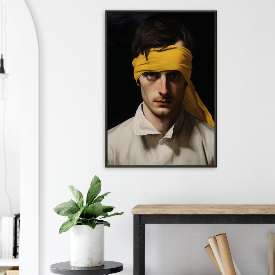 LUXURY WALL ART Marble Poster Painting Greek God Art Large Etsy