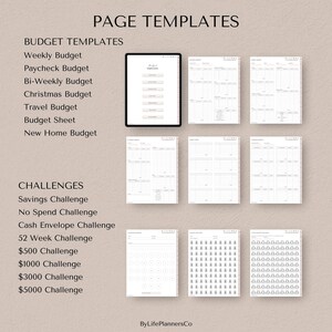 Digital Budget Planner for iPad, Goodnotes Finance Tracker Templates (Digital Download) image 9