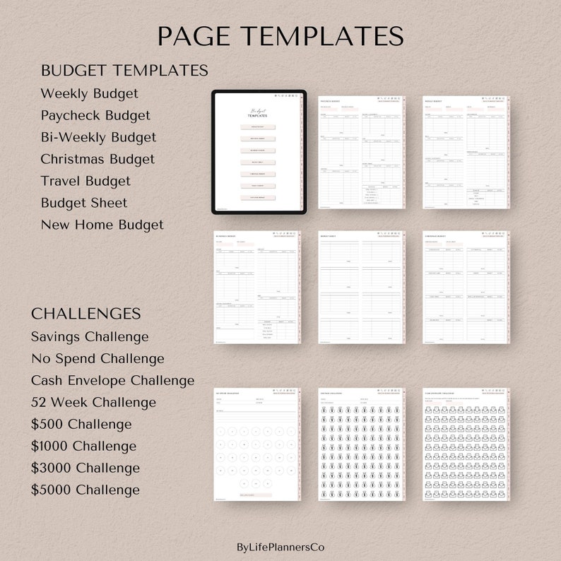 Digital Budget Planner for iPad, Goodnotes Finance Tracker Templates (Digital Download) image 9
