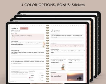 Digital Gratitude Journal, Goodnotes, Notability Mindfulness & Self-Care