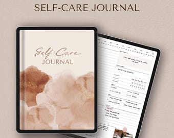 Digital Self-Care Journal, Wellness Planner for GoodNotes (iPad)