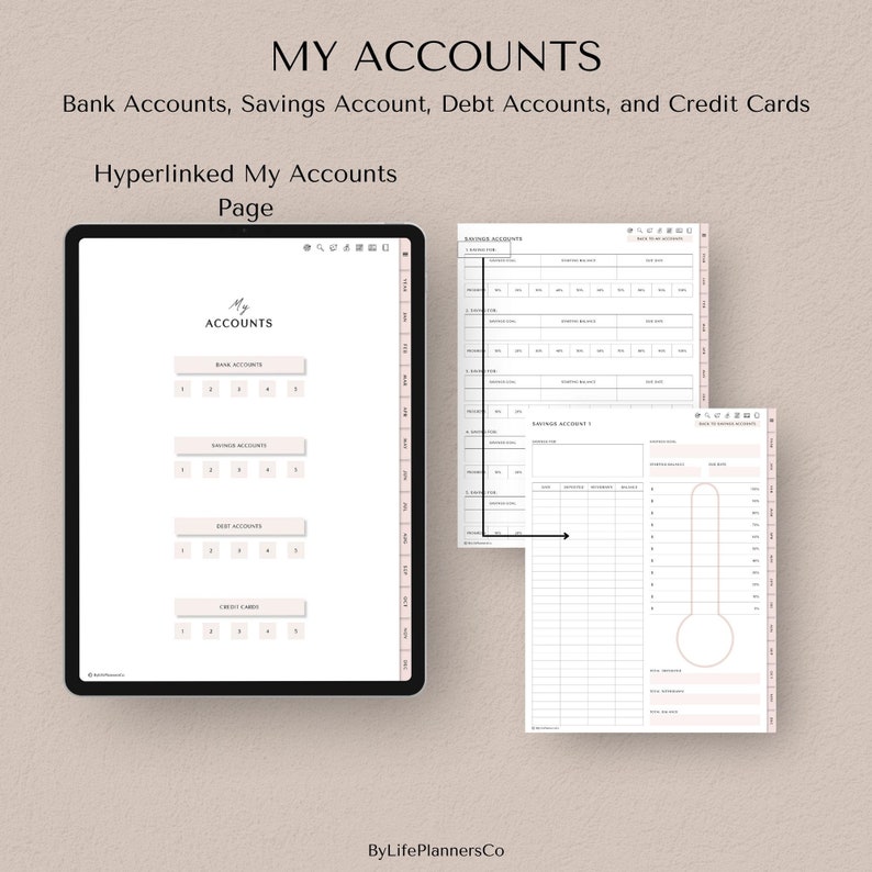 Digital Budget Planner for iPad, Goodnotes Finance Tracker Templates (Digital Download) image 10