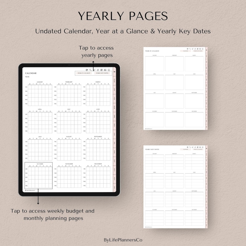 Digital Budget Planner for iPad, Goodnotes Finance Tracker Templates (Digital Download) image 5