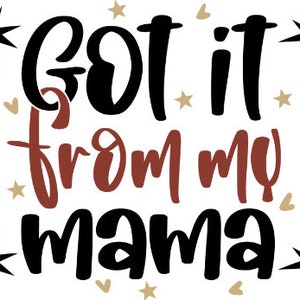 File PNG ricevuto da mia mamma, biglietto d'auguri digitale per la festa della mamma, biglietto d'auguri digitale, cartolina postale digitale, download immediato.