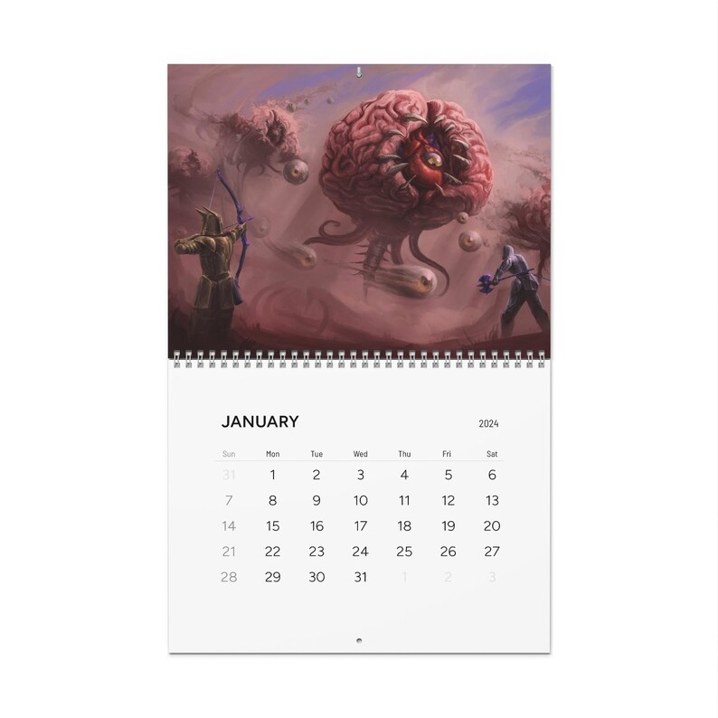 Terraria Wall Calendar 2024 Etsy