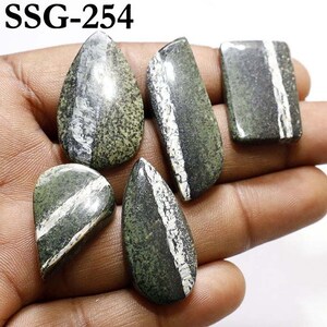 Genuine Green Swiss Opal Cabochon,Swiss Opal Gemstone in Mix Shapes and Sizes, Wholesale Swiss Opal, Cabochon, Loose Stone Use For Jewelry SSG-254 6Pcs  125CTS