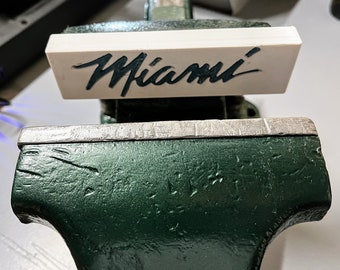 Miami Vice! Custom Soft Vise Jaws - Enhance Your Workbench Experience with a perfect grip and Neodymium magnets