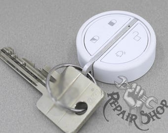 Badge de protection Somfy - Housse pour télécommande d'alarme résidentielle - Protection du compartiment à piles sécurisée et antichoc