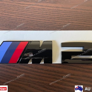 Gloss Black For BMW M2 Trunk Tailgate Sticker Decal Badge Emblem BMW M2 F87 F22 F23