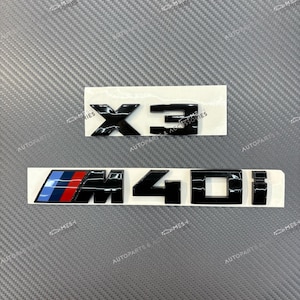 Gloss Black X3 M40i Badges Package For BMW X3 G01 F25 Custom Gift