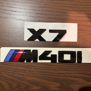 グロスブラック X7 M40i フルバッジパッケージ BMW X7 G07 カスタムギフト用