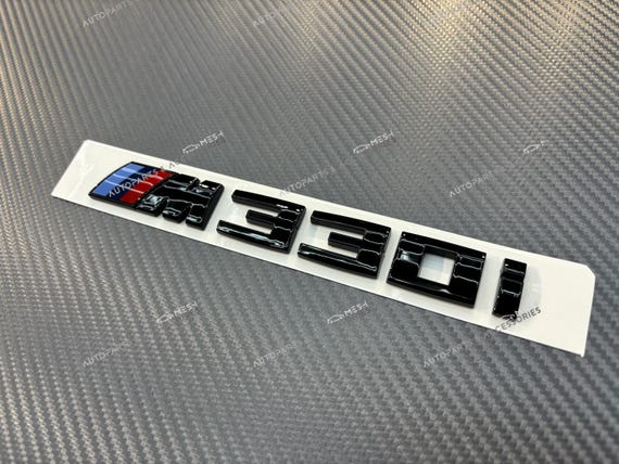 1Pc 330i Emblem Trunk Lid Car Rear Badge