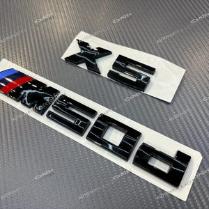 Gloss Black X5 M50d Badges Package for BMW X5 G05 F15 Custom Gift ...