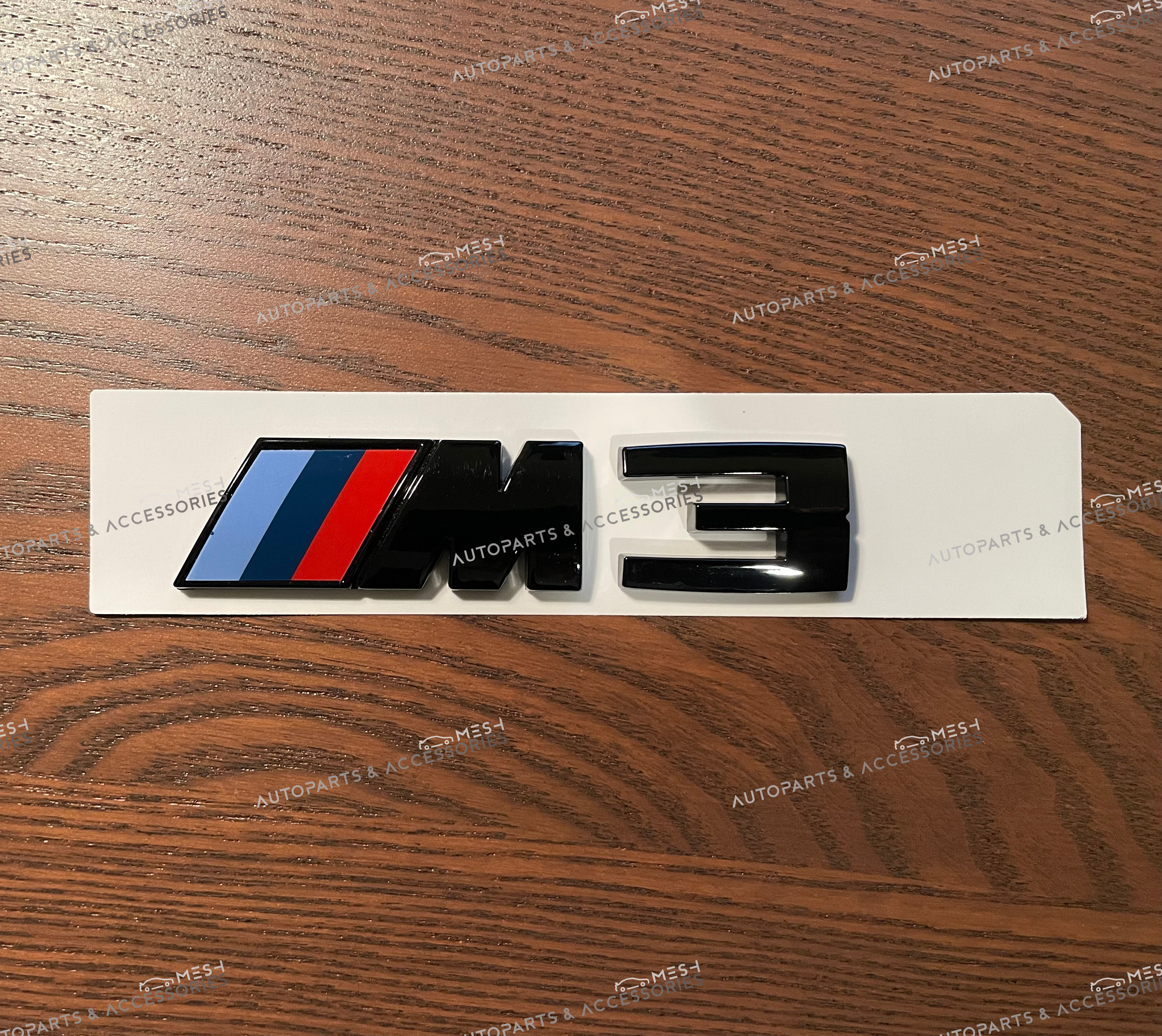 Gloss Black M3 Trunk Sticker Decal Badge Emblem For BMW M3 E46 E90 E92 E93 F80 G80 G81