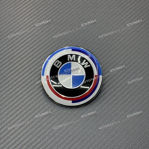 BMW M 50 Years Anniversary Emblem Badges – Front & Rear Roundel Replacement