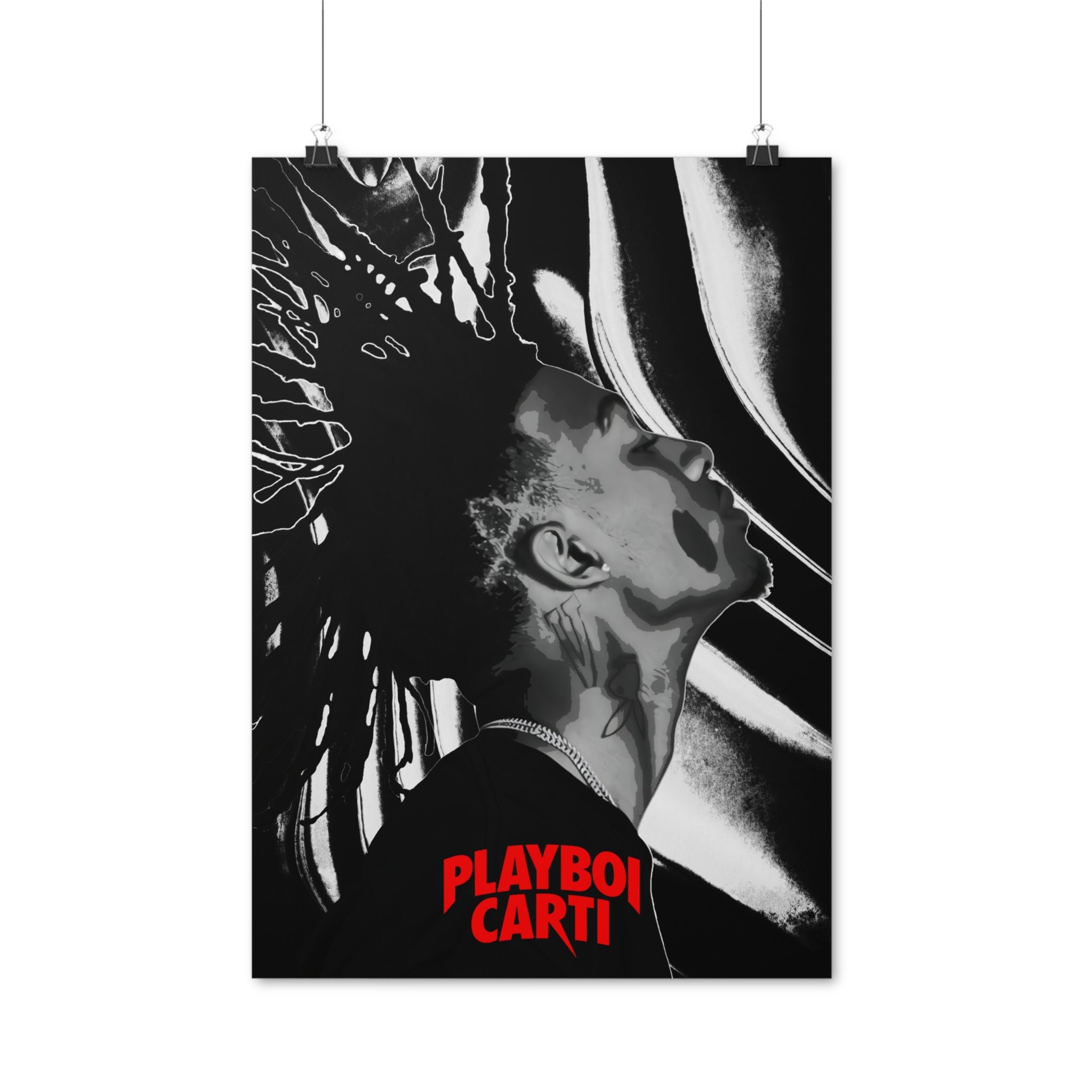 Playboi Carti Poster Playboi Carti Wall Art Music Birthday - Etsy