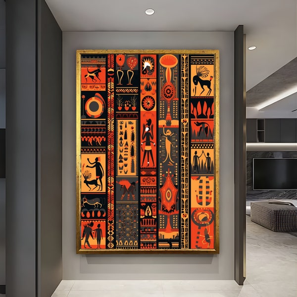 Tribal Wall Art Etsy