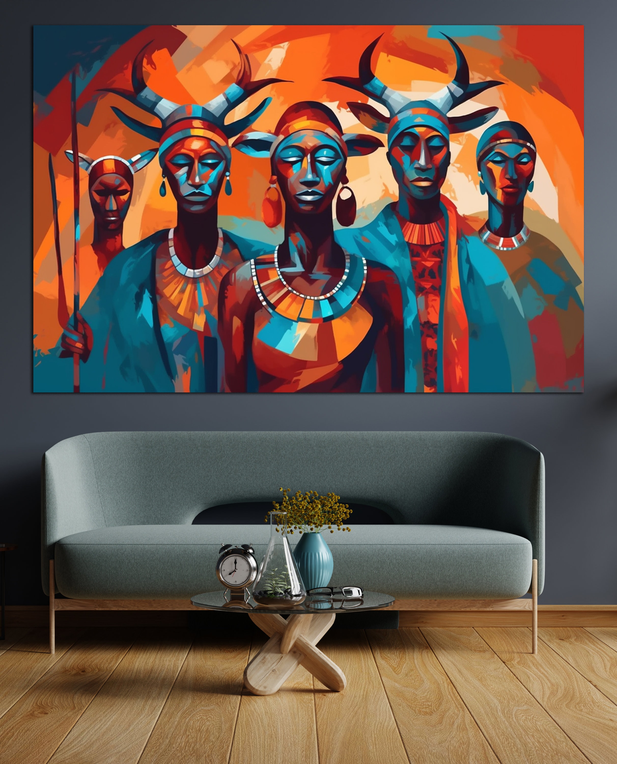 African Figures Culture Wall Art African Culture Wall Decor - Etsy