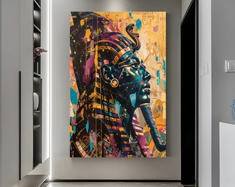 divinità egizie arte storica egitto arte egiziana astratta decorazione murale culturale arte spirituale decorazione murale di grandi dimensioni arte contemporanea moderna unica