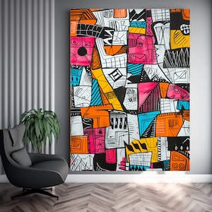 African Design Gifts African Historical Art African Themed Gifts African Framed Art modern unique canvas print ready to hang art fashion art