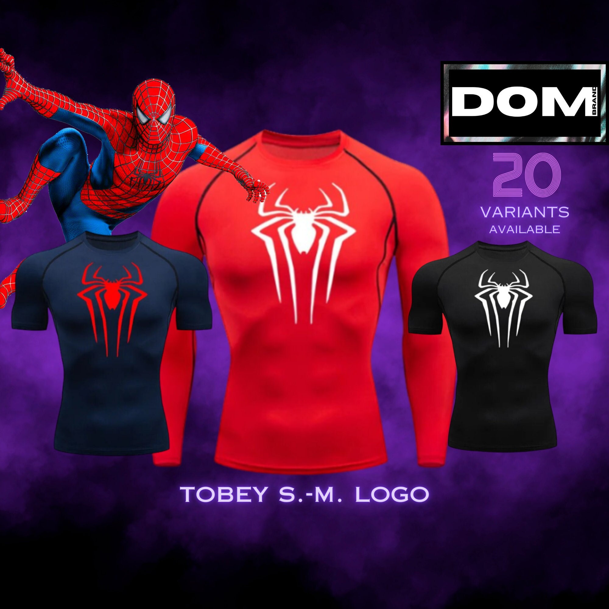 Camiseta de compresión Spiderman.