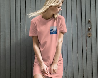 Sustainable Organic T-shirt Dress - Pink - Etsy