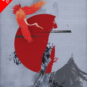 tsushima Dio dei samurai poster & stampe di shieru - Printler