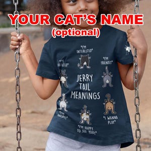 Personalized Funny Kids T-Shirt with Cats Perfect Gift for Little Animal Lovers Adorable Design for Children Who Love Pets and Furry Friends