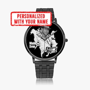 Indiana Jones Watch Indiana Jones Personalized Watches for Men Watches for Women Indiana Jones Figure