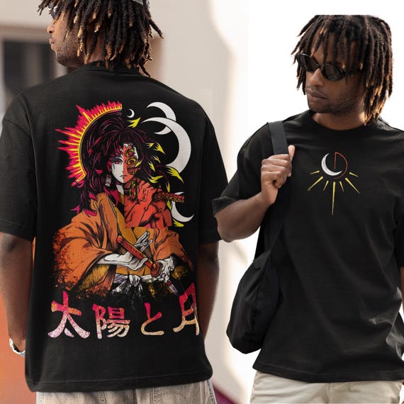 鬼滅の刃 Tシャツ HINOKAMI KAGURA Kamado Tanjiro Hinokami Kagura T-Shirt – Clowor Distro