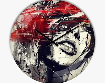 Wall Clock Modern • Clock Gift • Decorative Wall Clock • Cool Clocks • Black and White Wall Art