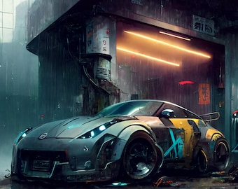 Freeriderfury Nissan 350z cyber punk 1