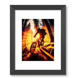 Freeriderfury mountain bike trail poster