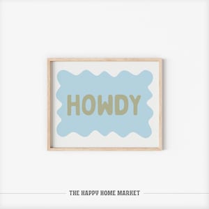 Howdy Wall Art Long Live Boyhood Nursery Wall Art Print for Boys Room Playroom Decor Adventure Themed Boys Bedroom Art for Boys Room