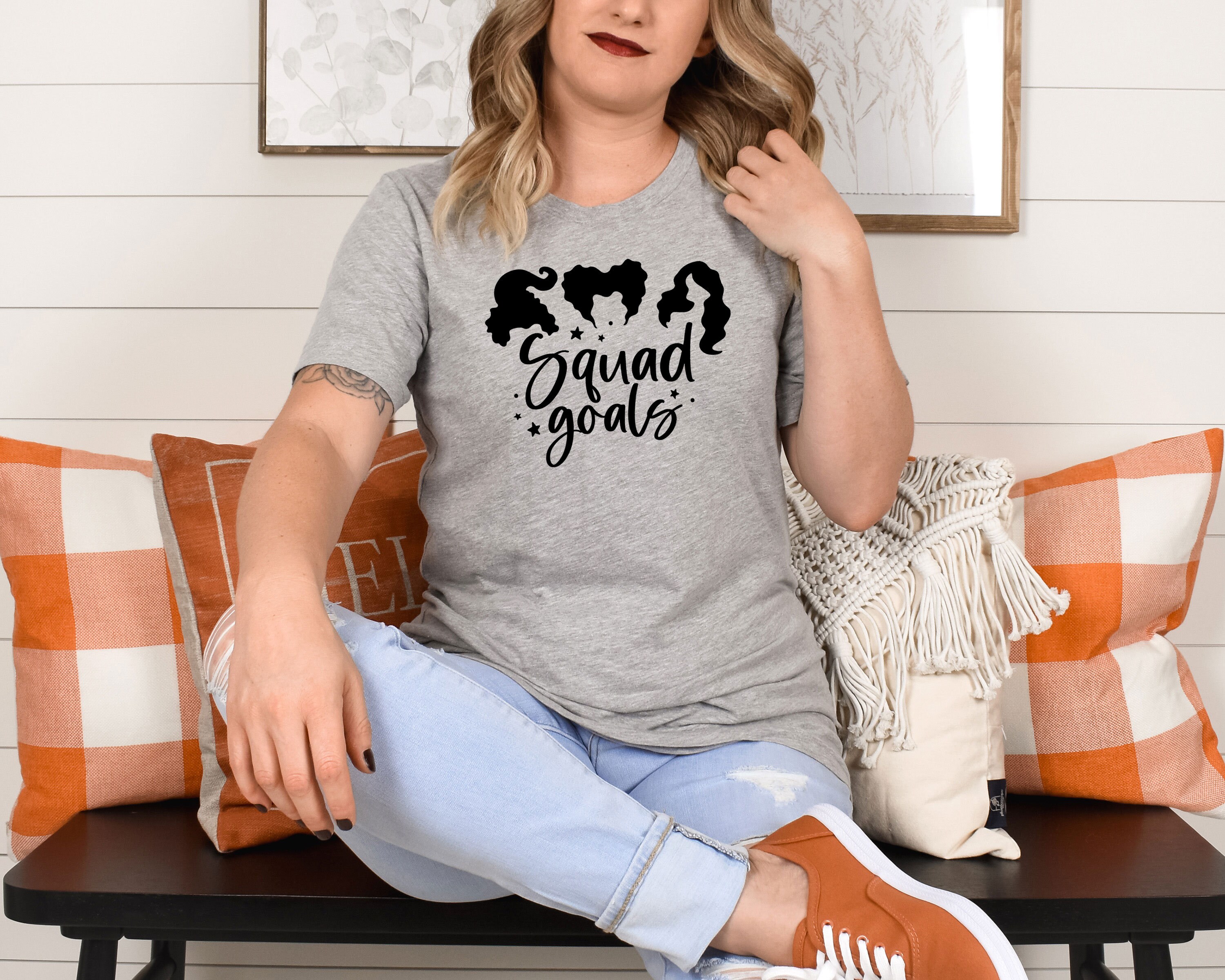 Discover Hocus Pocus Squad Goals - unisex tshirt. hocus pocus, it's just a bunch of hocus pocus, sanderson sisters shirt, halloween shirt