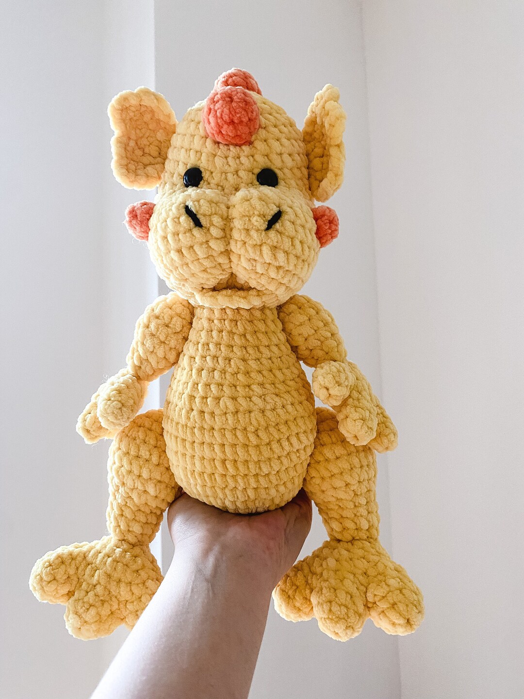 Солнечный дракон Амигуруми - Etsy