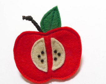 Apple Brooch