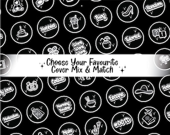 90 Black Instagram Highlight Cover