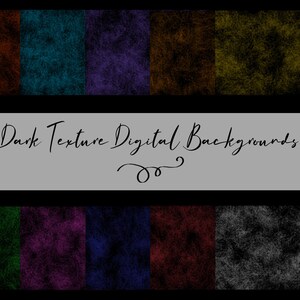 Dark Texture Backgrounds - Set Of 10