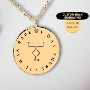 It was Rare, I was There, To My Daughter Necklace, Best Friend Gift, BFF Gift, Unbiological Sister Gift, Christmas Gift, Birthday Gift