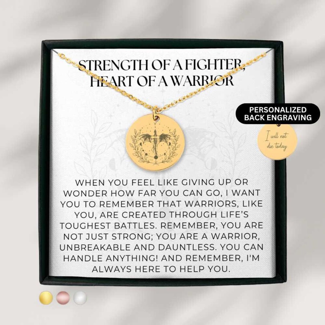 Unbreakable Strength Unbreakable Strength Necklace, Dragon Necklace, Warrior Necklace ...