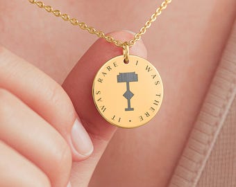 It was Rare, I was There Pendant