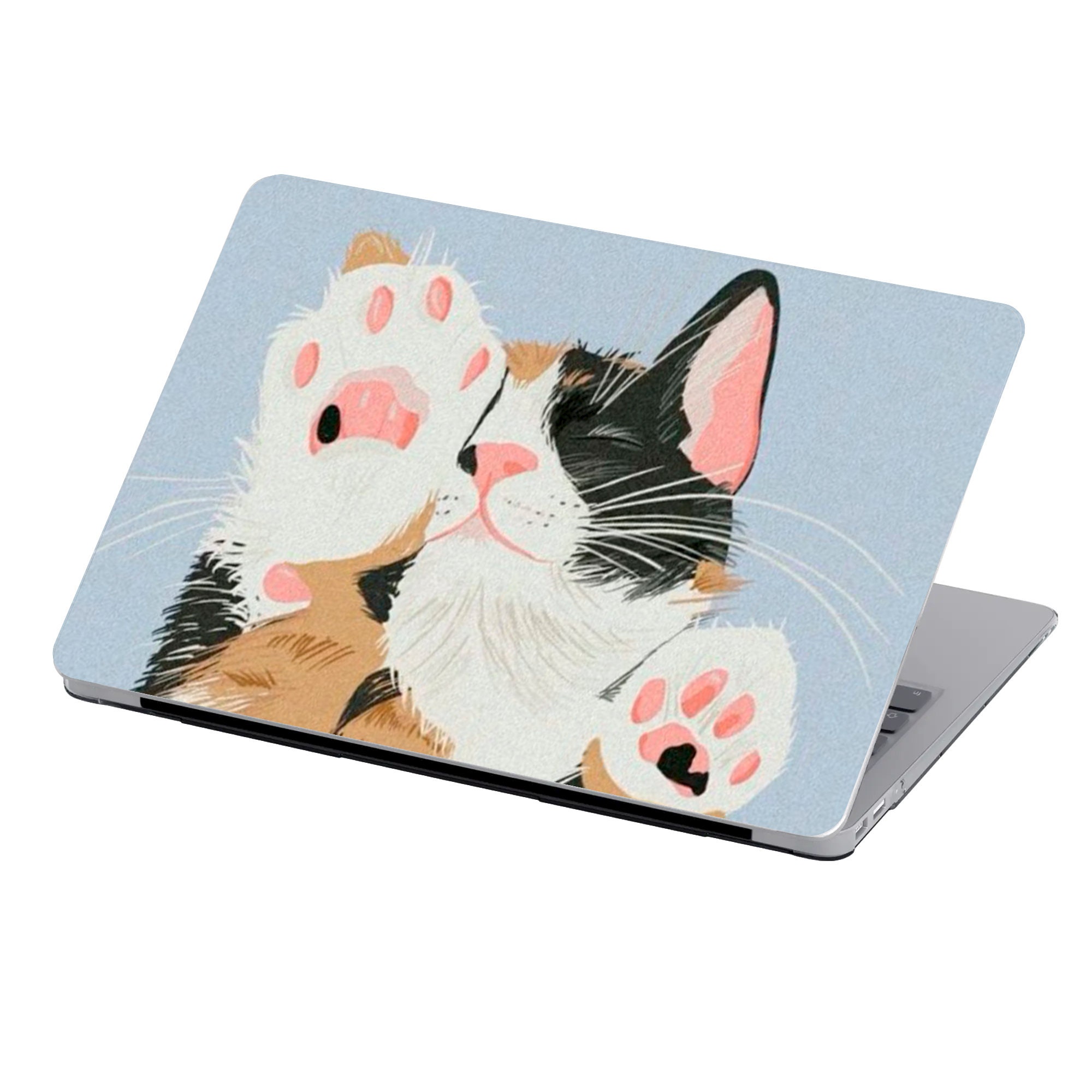 かわいい Mac Book ケース 美的 ラップトップ カバー、猫 ハード