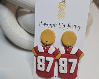 Kansas City Chiefs Polymer Clay earrings