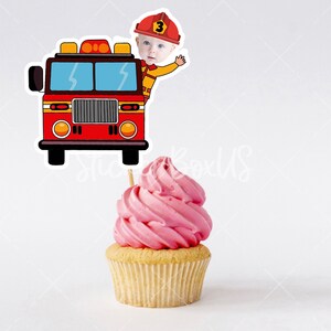 Caserma Pompieri Toppers Per Torta Di Compleanno Antincendio Fireman