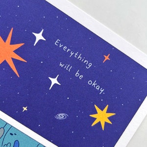 Everything will be okay Art Print Giclée Print, Kunstdruck image 3